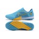 Nike Vapor 14 Academy TF Low Light Blue Yellow Soccer Cleats