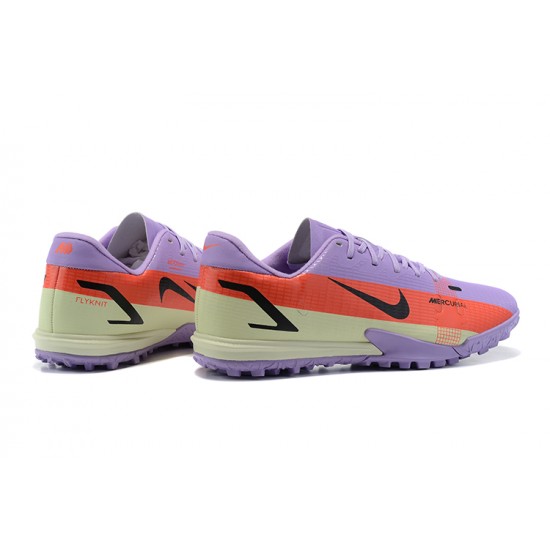 Nike Vapor 14 Academy TF Low Purple Orange Soccer Cleats