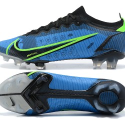 Nike Vapor 14 Elite FG Low Black Blue Soccer Cleats