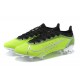 Nike Vapor 14 Elite FG Low Black Green Silver Soccer Cleats