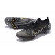 Nike Vapor 14 Elite FG Low Black White Gold Soccer Cleats