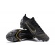 Nike Vapor 14 Elite FG Low Black White Gold Soccer Cleats