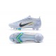 Nike Vapor 14 Elite FG Low Grey Yellow Soccer Cleats