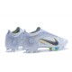 Nike Vapor 14 Elite FG Low Grey Yellow Soccer Cleats