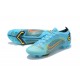 Nike Vapor 14 Elite FG Low Light Blue Yellow Black Soccer Cleats