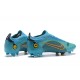 Nike Vapor 14 Elite FG Low Light Blue Yellow Black Soccer Cleats