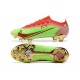 Nike Vapor 14 Elite FG Low Red Green Gold Soccer Cleats