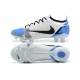 Nike Vapor 14 Elite FG Low White Blue Black Soccer Cleats