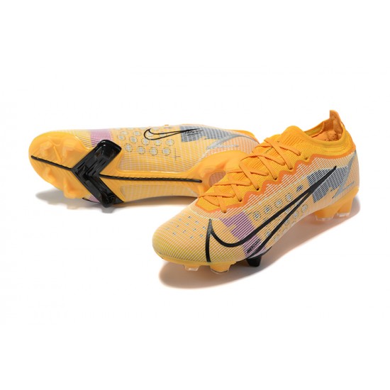 Nike Vapor 14 Elite FG Low Yellow Black Soccer Cleats