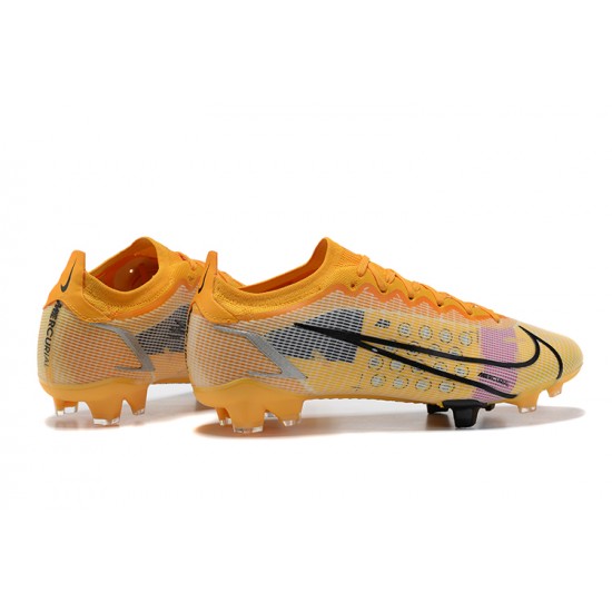 Nike Vapor 14 Elite FG Low Yellow Black Soccer Cleats