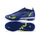 Nike Vapor 14 Elite TF Blue Yellow Soccer Cleats