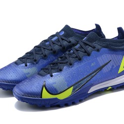 Nike Vapor 14 Elite TF Blue Yellow Soccer Cleats