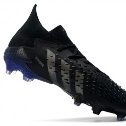 Adidas Predator Freak.1 FG Black And Blue Soccer Cleats