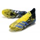 Adidas Predator Freak.1 FG Black And Blue Yellow Soccer Cleats