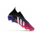 Adidas Predator Freak.1 FG Black White Purple Soccer Cleats