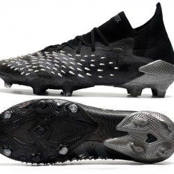 Adidas Predator Freak.1 FG Black Wite Silver Soccer Cleats