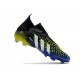 Adidas Predator Freak.1 FG Black Yellow With Blue White Soccer Cleats