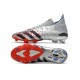 Adidas Predator Freak.1 FG Silver Red Black Soccer Cleats