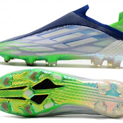 Adidas X Speedflow FG Blue Green Yellow Soccer Cleats