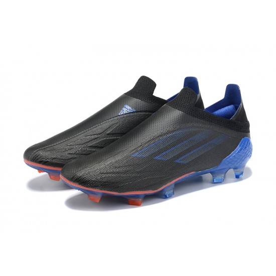 Adidas X Speedflow FG Low Black Blue Orange Soccer Cleats