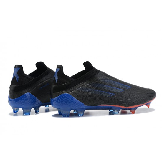 Adidas X Speedflow FG Low Black Blue Orange Soccer Cleats