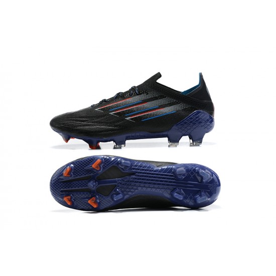 Adidas X Speedflow FG Low Black Blue Soccer Cleats