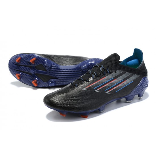 Adidas X Speedflow FG Low Black Blue Soccer Cleats