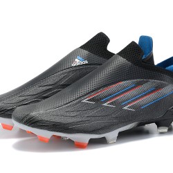 Adidas X Speedflow FG Low Black Grey Soccer Cleats