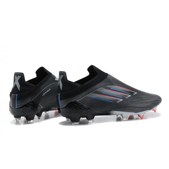 Adidas X Speedflow FG Low Black Grey Soccer Cleats