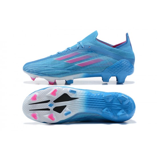 Adidas X Speedflow FG Low Blue Purple Soccer Cleats