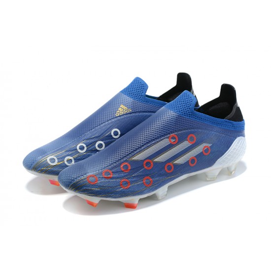 Adidas X Speedflow FG Low Blue Red Grey Soccer Cleats