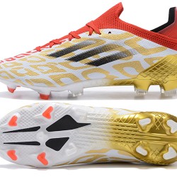 Adidas X Speedflow FG Low Gold Red Black Soccer Cleats