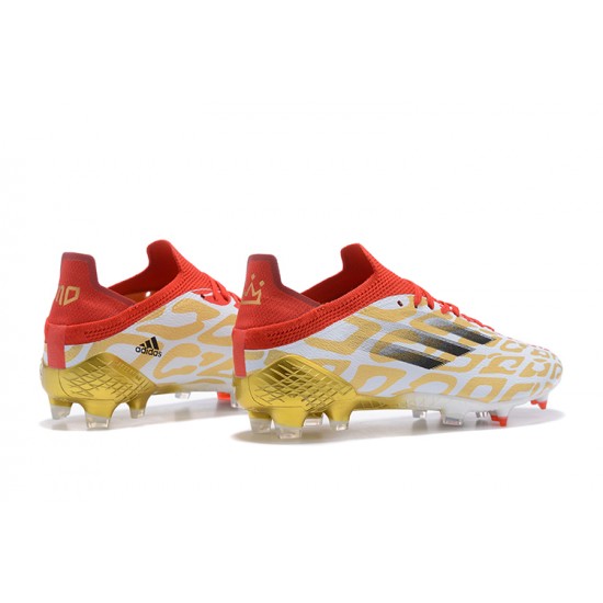 Adidas X Speedflow FG Low Gold Red Black Soccer Cleats