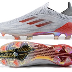 Adidas X Speedflow FG Low Red Grey Soccer Cleats