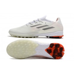 Adidas X Speedflow.1 TF Beige White Grey Soccer Cleats