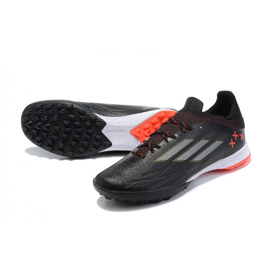 Adidas X Speedflow.1 TF Black Red Grey Soccer Cleats