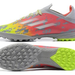 Adidas X Speedflow.1 TF Grey Yellow Green Soccer Cleats