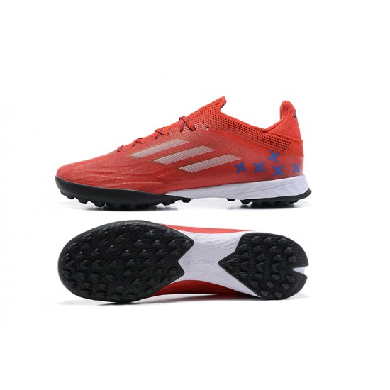 Adidas X Speedflow.1 TF Red Grey Soccer Cleats