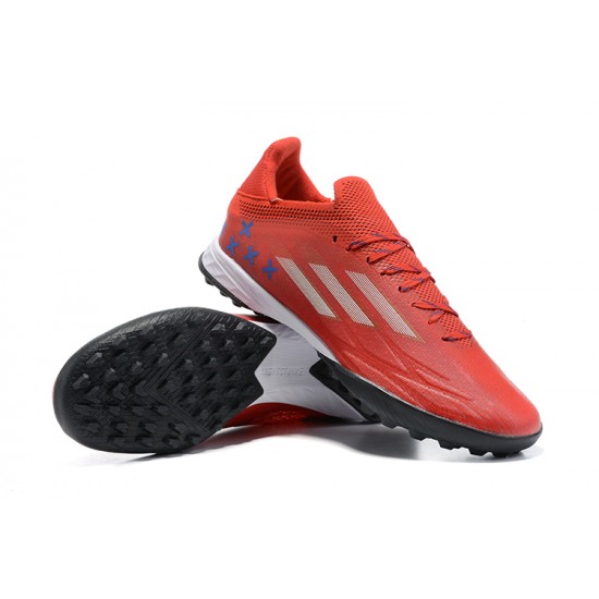 Adidas X Speedflow.1 TF Red Grey Soccer Cleats