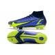 Nike Mercurial Vapor 14 Elite FG High Blue Yellow Soccer Cleats