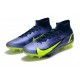 Nike Mercurial Vapor 14 Elite FG High Blue Yellow Soccer Cleats