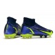 Nike Mercurial Vapor 14 Elite FG High Blue Yellow Soccer Cleats