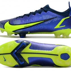 Nike Mercurial Vapor 14 Elite FG Low Blue Yellow Soccer Cleats