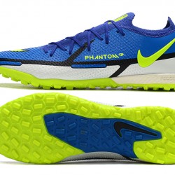 Nike Phantom GT2 Elite TF Blue Yellow Black Soccer Cleats