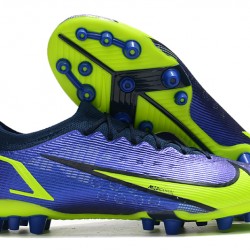 Nike Vapor 14 Elite PRO AG Blue Yellow Green Black Soccer Cleats