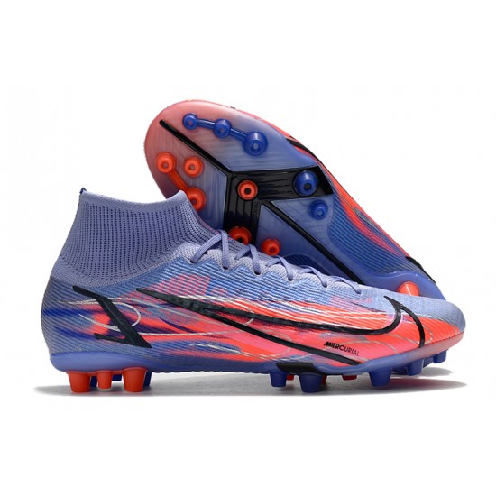 Nike Vapor 14 Elite PRO AG High Blue Orange Black Soccer Cleats