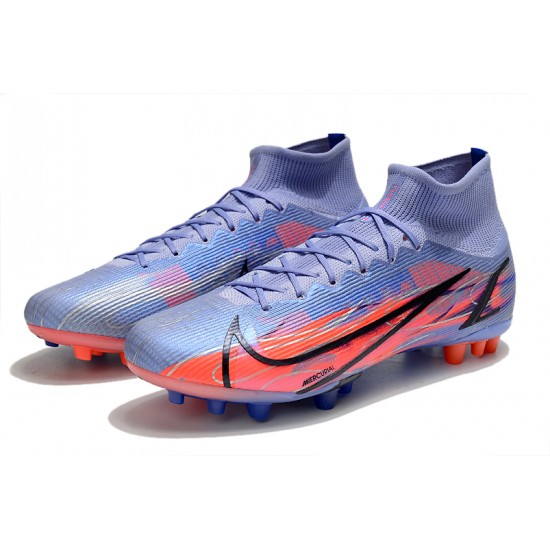 Nike Vapor 14 Elite PRO AG High Blue Orange Black Soccer Cleats