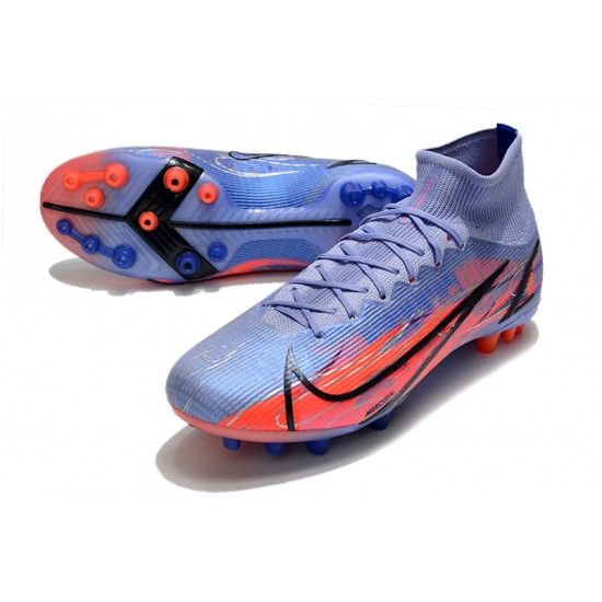 Nike Vapor 14 Elite PRO AG High Blue Orange Black Soccer Cleats