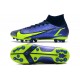 Nike Vapor 14 Elite PRO AG High Blue Yellow Green Black Soccer Cleats