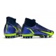 Shop Now Nike Vapor 14 Elite PRO AG High Blue Yellow Green Black Soccer Cleats On Sale